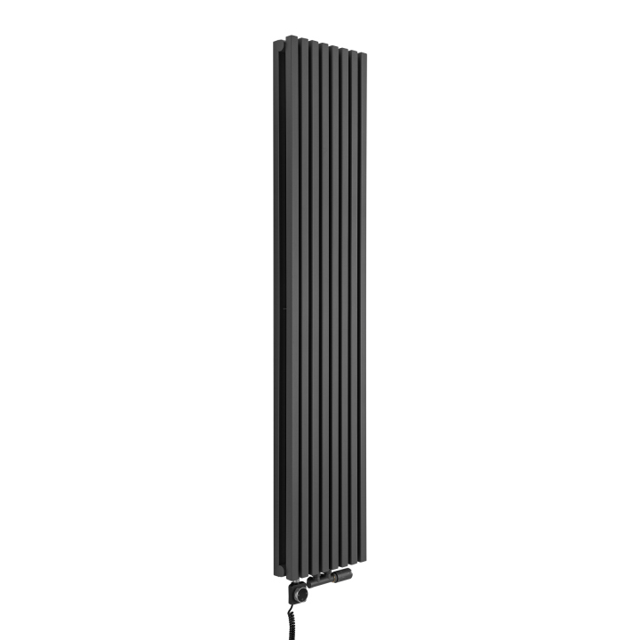 Grzejnik dekoracyjny hybrydowy Nomad ND2E 1800x360 grafit SQUARE