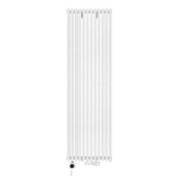 Grzejnik dekoracyjny hybrydowy Nomad ND2E 1800x540 biały SQUARE