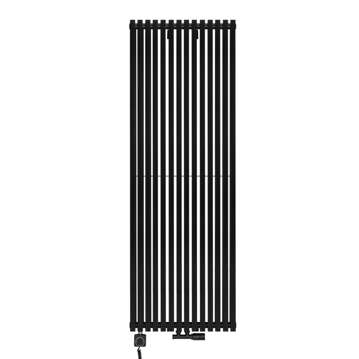 Grzejnik dekoracyjny hybrydowy Nomad ND2E 1800x630 czarny SQUARE