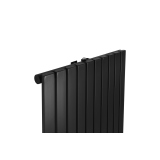 Grzejnik dekoracyjny Judy JD1 1600x590 czarny