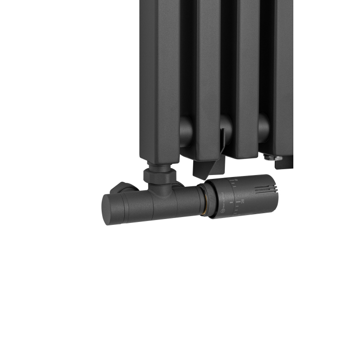 Grzejnik dekoracyjny hybrydowy Concert 1800x330 grafit SQUARE