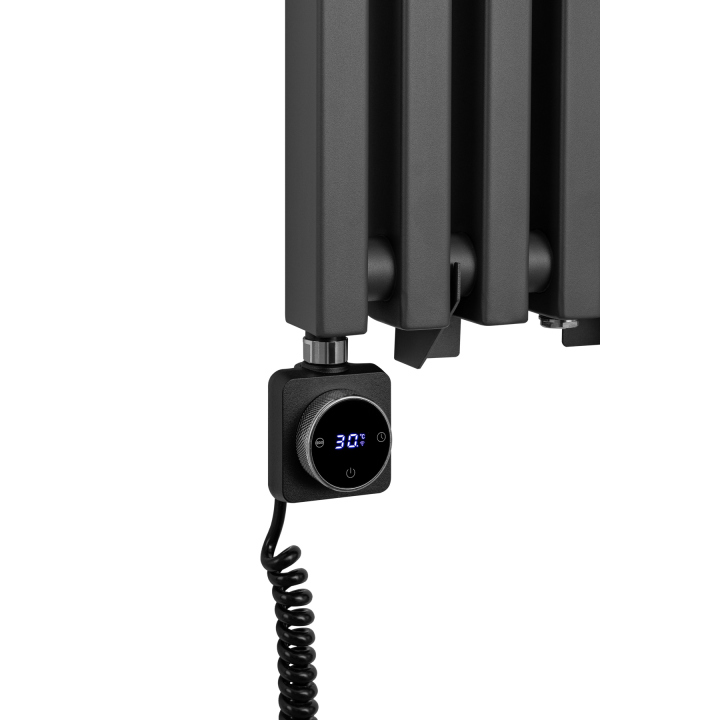 Grzejnik dekoracyjny hybrydowy Concert 1800x330 grafit SQUARE