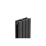 Grzejnik dekoracyjny Judy JD2E 1600x236 grafit