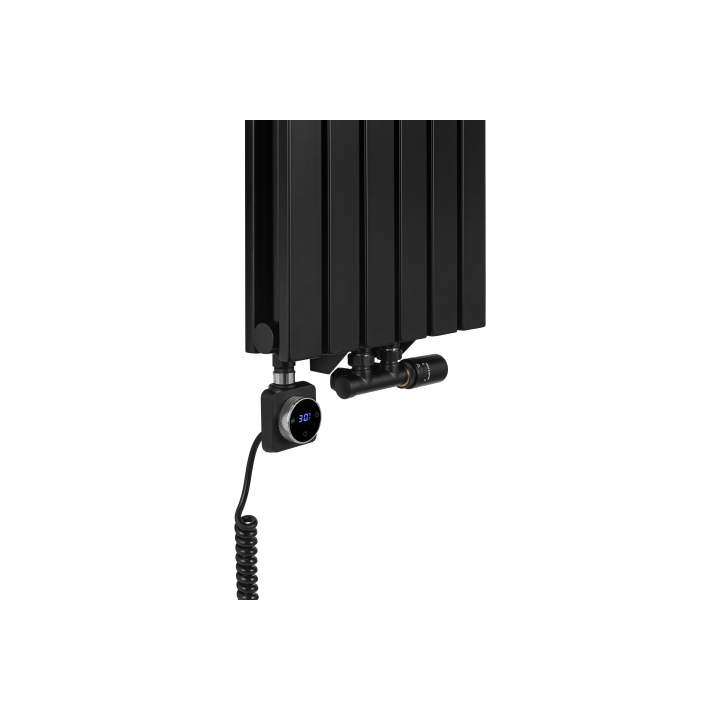 Grzejnik dekoracyjny Judy JD2E 1600x354 czarny