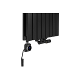 Grzejnik dekoracyjny Judy JD2E 1600x472 czarny