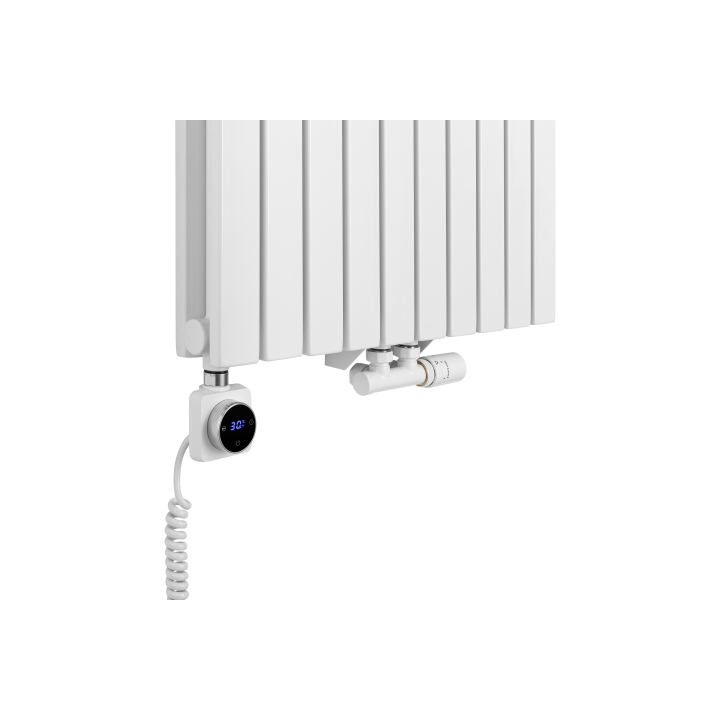 Grzejnik dekoracyjny Judy JD2E 1600x590 biały