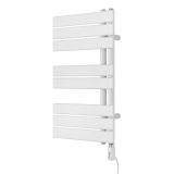 Grzejnik łazienkowy elektryczny UCA 700x400 biały, grzałka z prawej strony