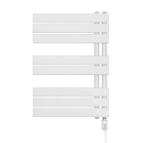 Grzejnik łazienkowy elektryczny UCA 700x500 biały, grzałka z prawej strony