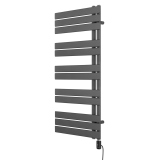 Grzejnik łazienkowy elektryczny UCA 1122x500 grafit, grzałka z prawej strony