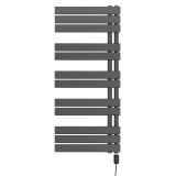 Grzejnik łazienkowy elektryczny UCA 1122x500 grafit, grzałka z prawej strony