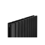 Grzejnik dekoracyjny Judy JD2E 1600x590 czarny