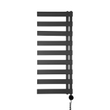 Grzejnik łazienkowy elektryczny UCR 1170x500 grafit, grzałka z prawej strony