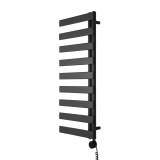 Grzejnik łazienkowy elektryczny UCR 1170x500 grafit, grzałka z prawej strony