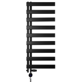 Grzejnik łazienkowy hybrydowy UCR-1170x500 czarny SAMBA