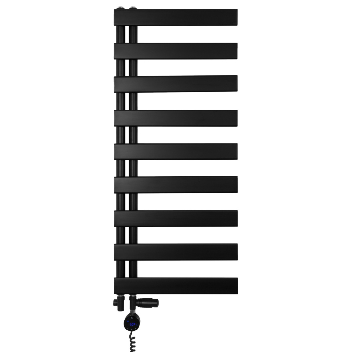 Grzejnik łazienkowy hybrydowy UCR-1170x500 czarny SAMBA