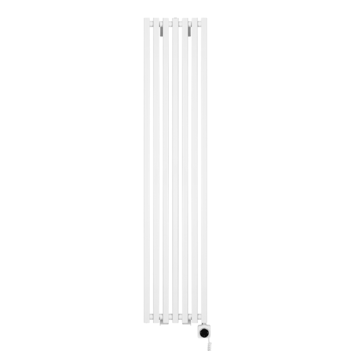 Grzejnik dekoracyjny elektryczny Concert 1600x330 biały, grzałka z prawej strony