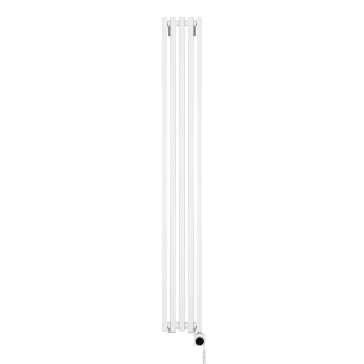 Grzejnik dekoracyjny elektryczny Concert 1800x230 biały, grzałka z prawej strony