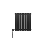 Grzejnik dekoracyjny Judy JD2E 600x590 czarny
