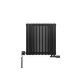 Grzejnik dekoracyjny Judy JD2E 600x590 czarny