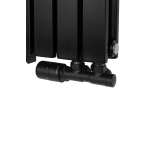 Grzejnik dekoracyjny Judy JD2E 600x826 czarny