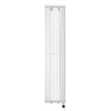 Grzejnik dekoracyjny elektryczny Edo ED2E 1800x394 biały, grzałka z prawej strony