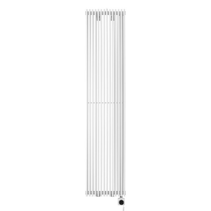 Grzejnik dekoracyjny elektryczny Edo ED2E 1800x394 biały, grzałka z prawej strony