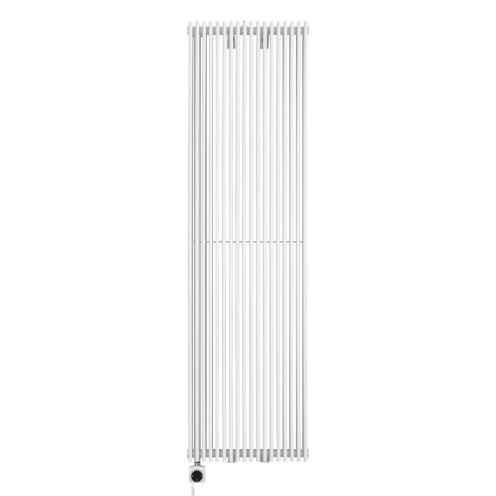 Grzejnik dekoracyjny elektryczny Edo ED2E 1800x507 biały, grzałka z lewej strony