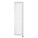 Grzejnik dekoracyjny elektryczny Edo ED2E 1800x507 biały, grzałka z prawej strony