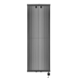 Grzejnik dekoracyjny elektryczny Edo ED2E 1800x620 grafit, grzałka z prawej strony
