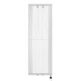 Grzejnik dekoracyjny elektryczny Edo ED2E 1800x620 biały, grzałka z prawej strony