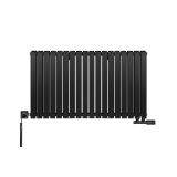 Grzejnik dekoracyjny Judy JD2E 600x1062 czarny