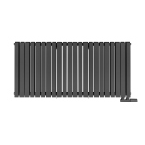 Grzejnik dekoracyjny Judy JD2E 600x1298 grafit