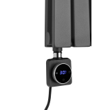 Grzejnik dekoracyjny Judy JD2E 1600x472 grafit