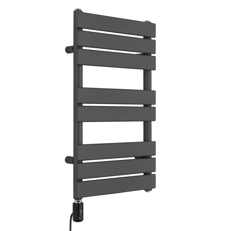 Grzejnik łazienkowy elektryczny UCS 700x400 grafit, grzałka z lewej strony