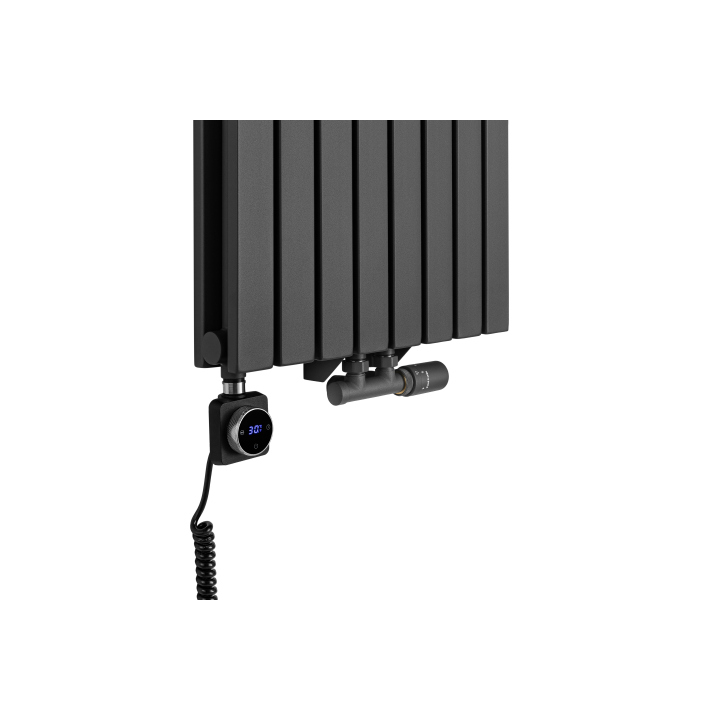 Grzejnik dekoracyjny Judy JD2E 1600x472 grafit