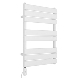 Grzejnik łazienkowy elektryczny UCS 700x500 biały, grzałka z lewej strony