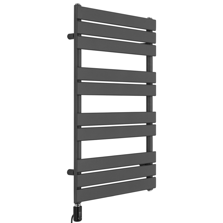 Grzejnik łazienkowy elektryczny UCS 911x500 grafit, grzałka z lewej strony