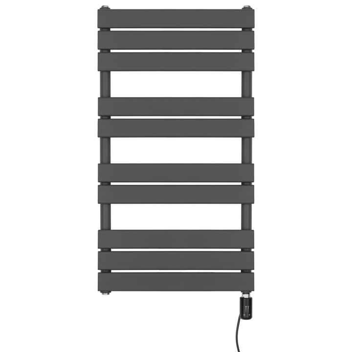 Grzejnik łazienkowy elektryczny UCS 911x500 grafit, grzałka z prawej strony