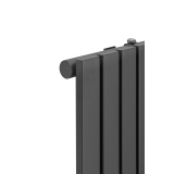 Grzejnik dekoracyjny Judy JD1 1600x472 grafit