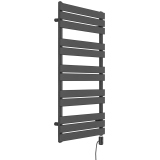 Grzejnik łazienkowy elektryczny UCS 1122x500 grafit, grzałka z prawej strony