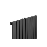 Grzejnik dekoracyjny Judy JD1 1600x590 grafit