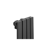 Grzejnik dekoracyjny Judy JD1 1600x236 grafit