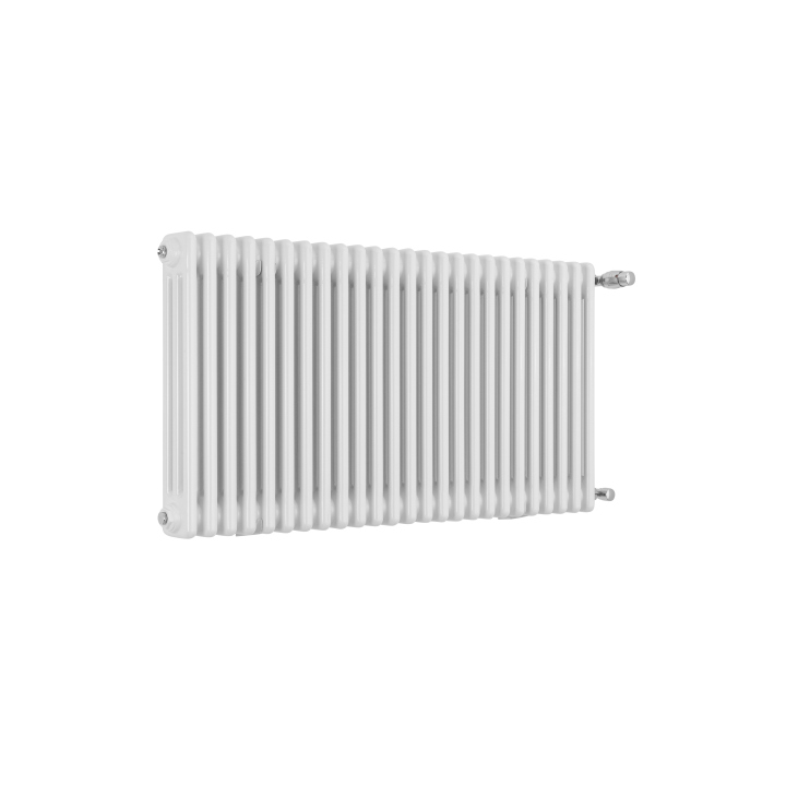 Grzejnik żeberkowy poziomy retro Column Line CL3E-575x1145-B500 biały