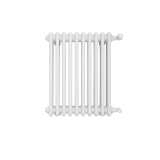 Grzejnik żeberkowy poziomy retro Column Line CL3E-575x470-B500 biały