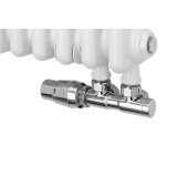 Grzejnik żeberkowy poziomy retro Column Line CL3E-575x695-D50L/P biały