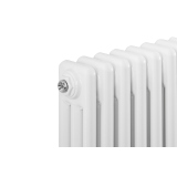 Grzejnik żeberkowy poziomy retro Column Line CL3E-575x1145-D50L/P biały