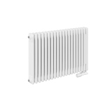Grzejnik żeberkowy poziomy retro Column Line CL3E-575x920-D50L/P biały