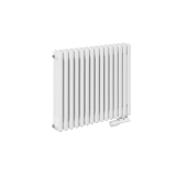 Grzejnik żeberkowy poziomy retro Column Line CL3E-575x695-D50L/P biały