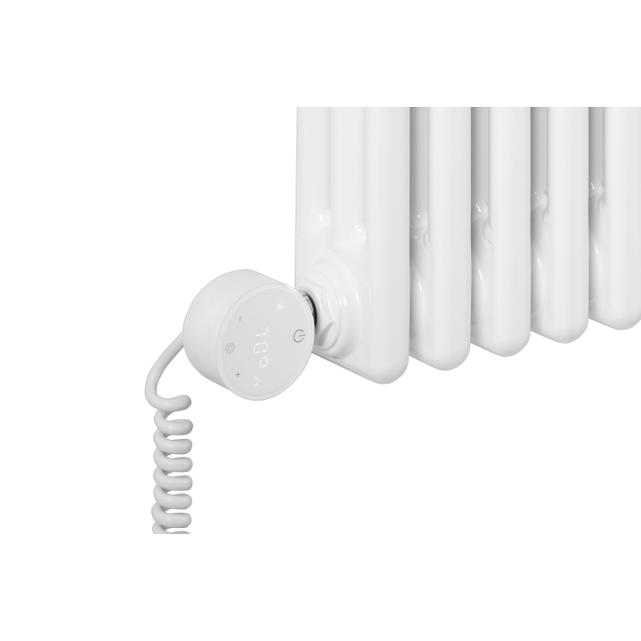 Grzejnik żeberkowy poziomy retro Column Line CL3E-575x695-D50L/P biały