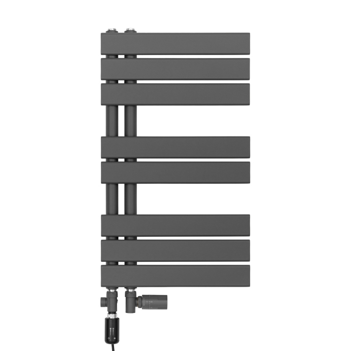 Grzejnik łazienkowy hybrydowy UCA 700x400 grafit TANGO